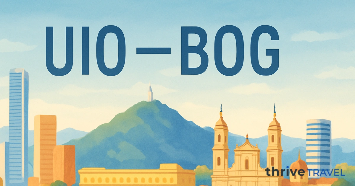 Quito to Bogotá