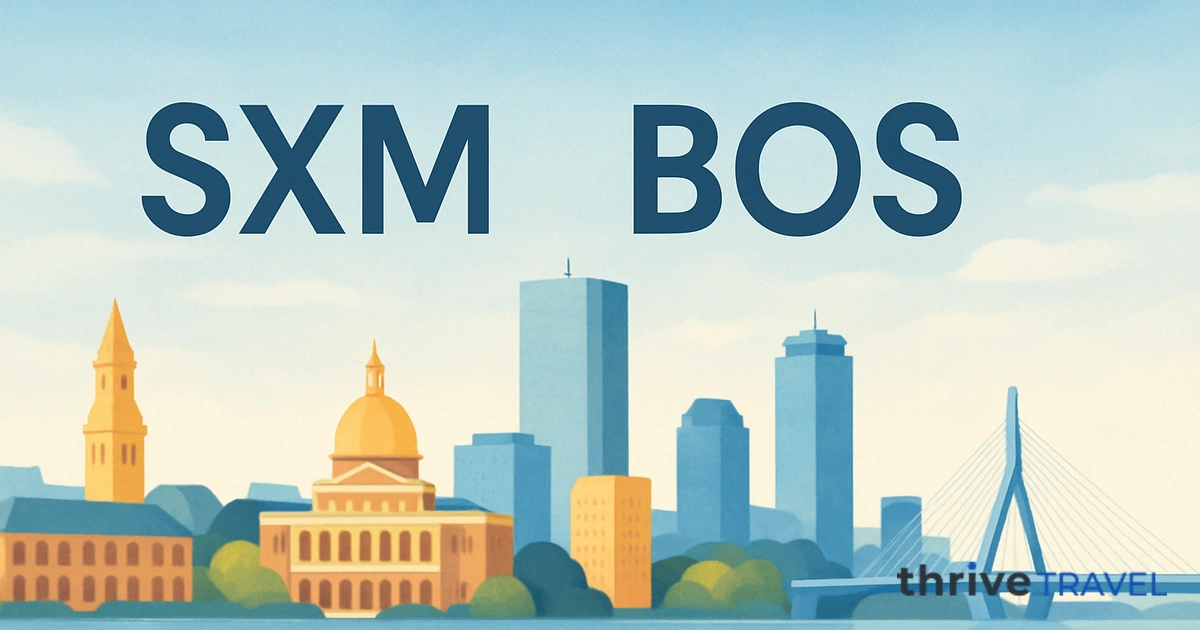 Sint Maarten to Boston