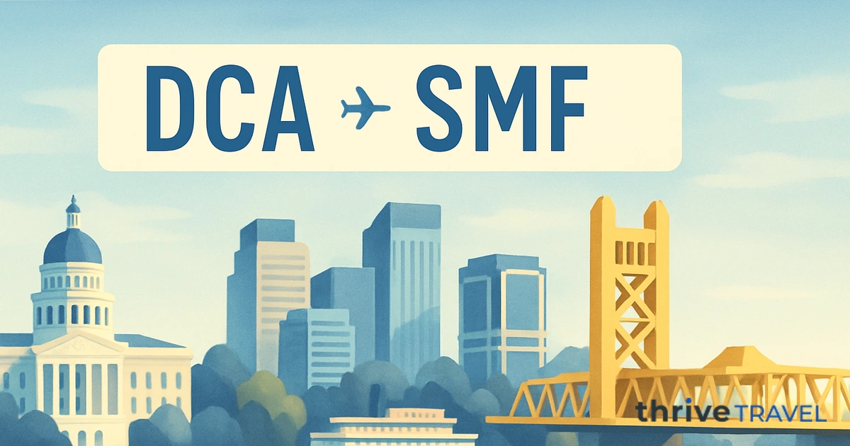 Washington to Sacramento