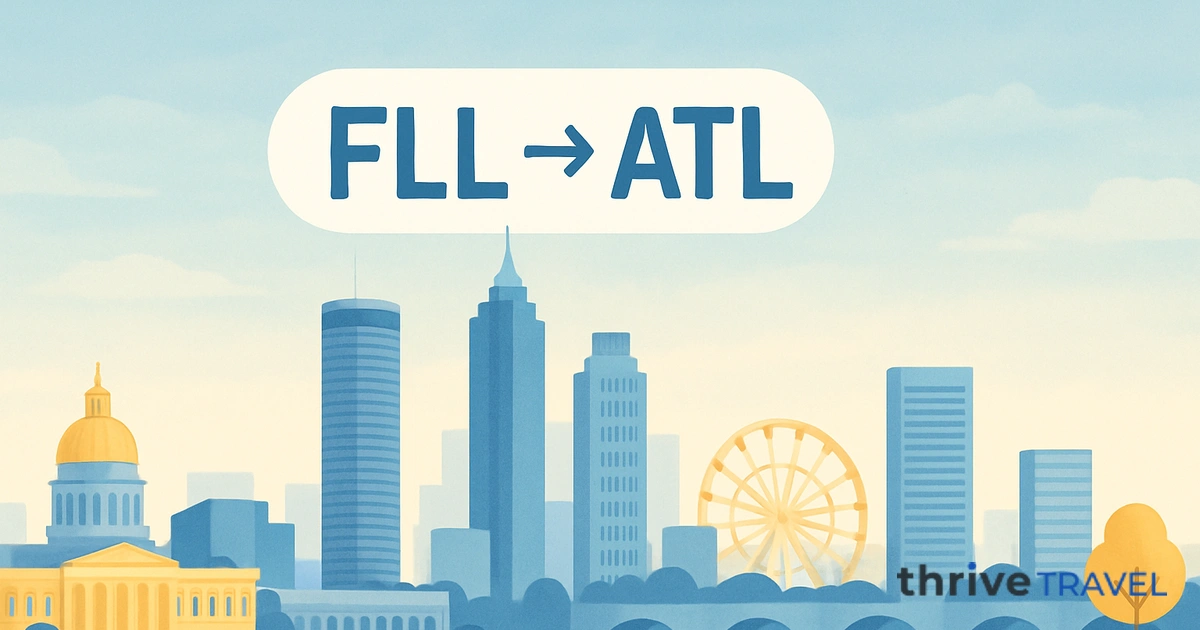 Fort Lauderdale to Atlanta