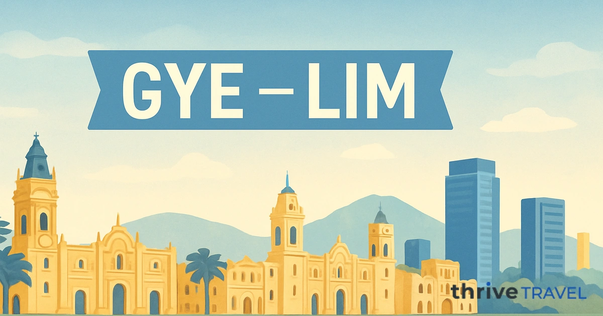 Guayaquil to Lima