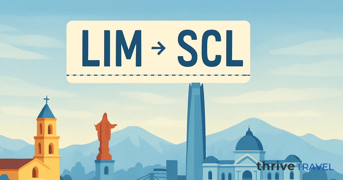 Lima to Santiago