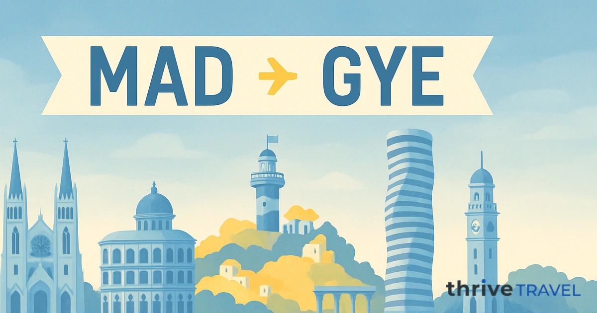 Madrid to Guayaquil
