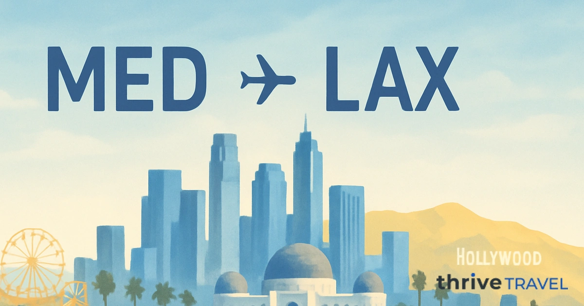 Medina to Los Angeles