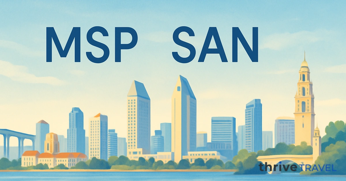 Minneapolis to San Diego