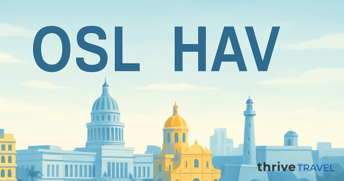 Oslo to Havana