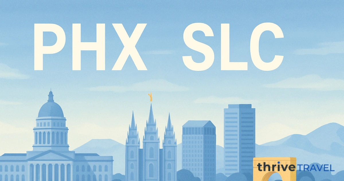 Phoenix to Salt Lake City