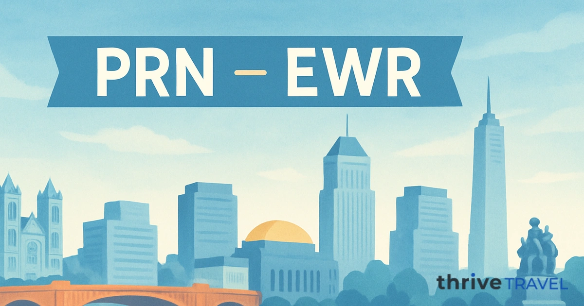 Pristina to Newark