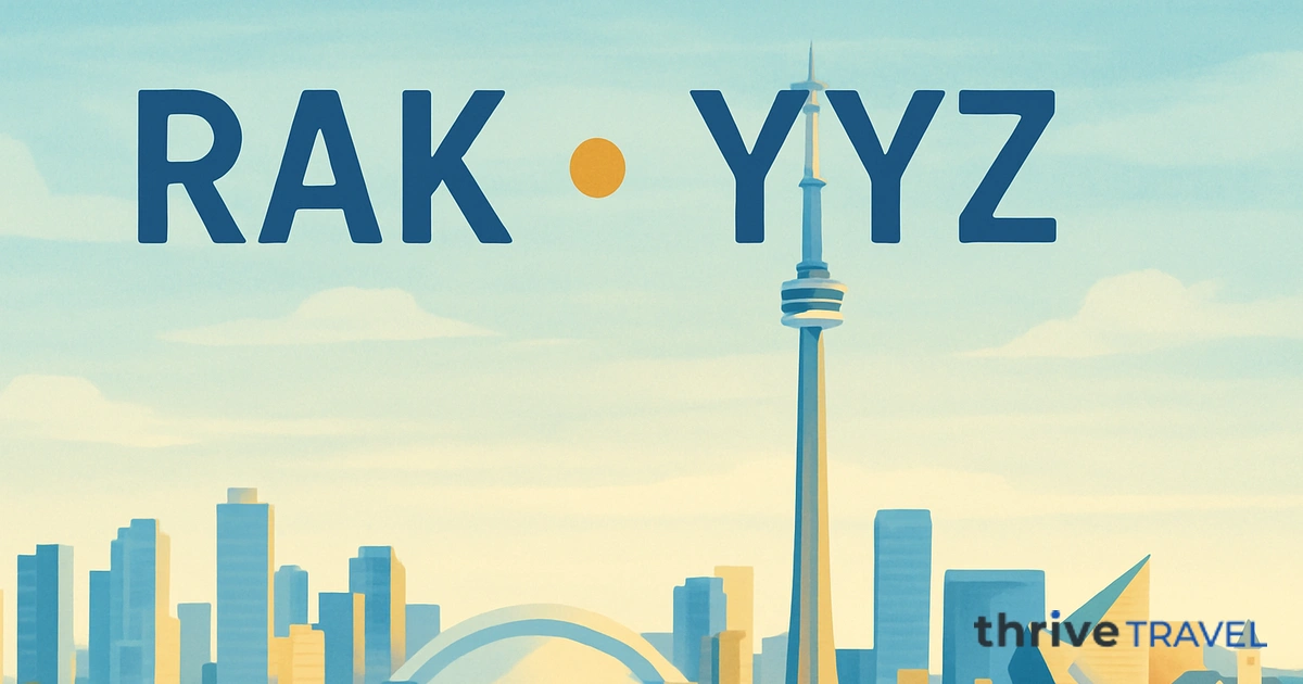 Marrakech to Toronto