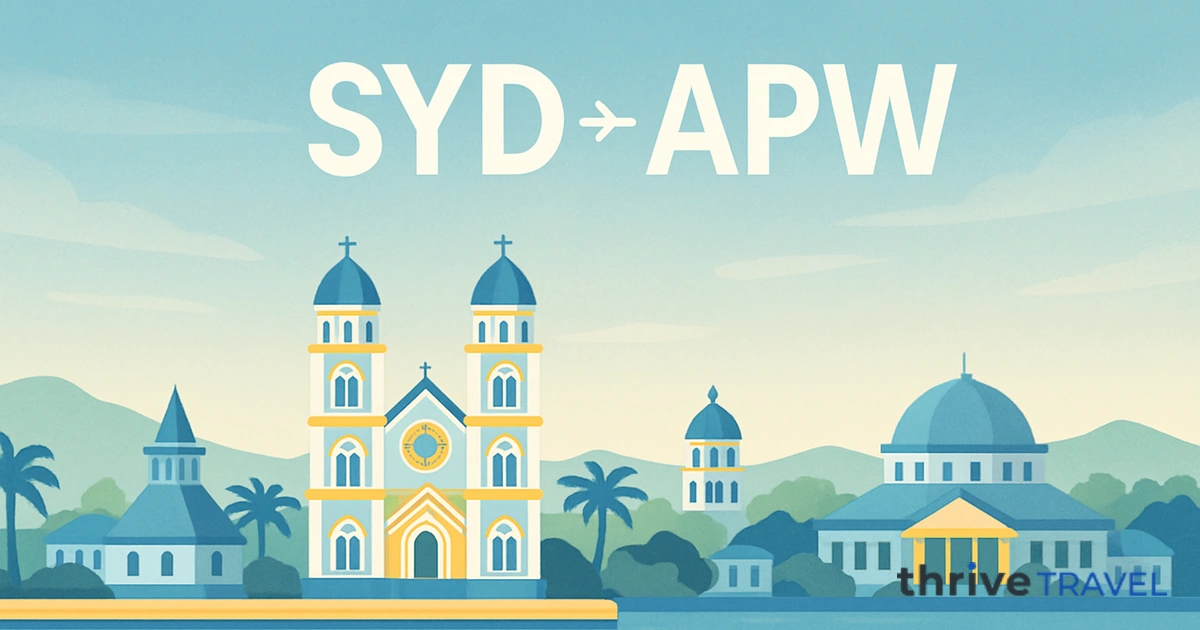 Sydney to Apia
