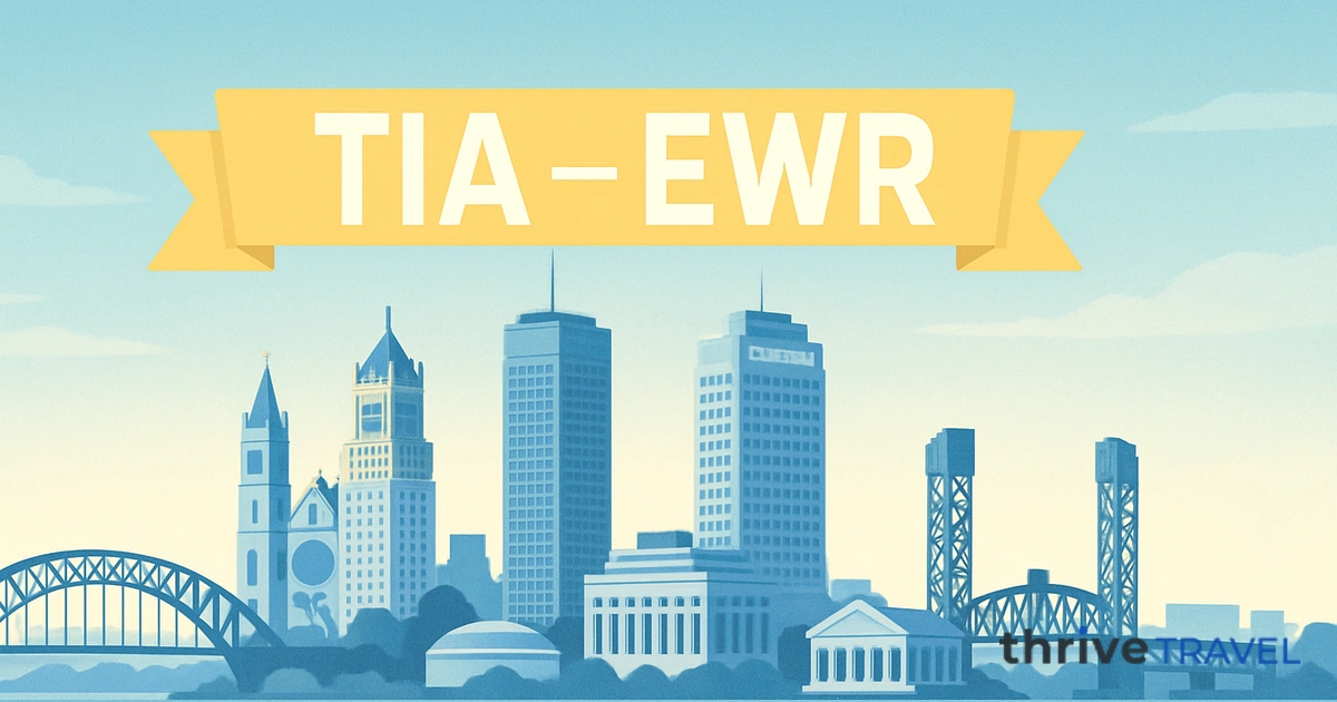 Tirana to Newark
