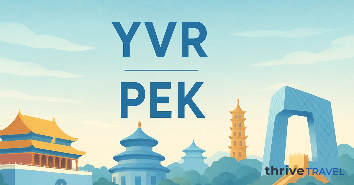 Vancouver to Beijing