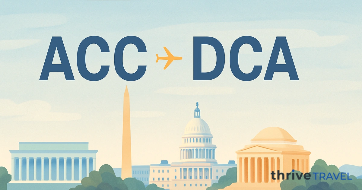 Accra to Washington