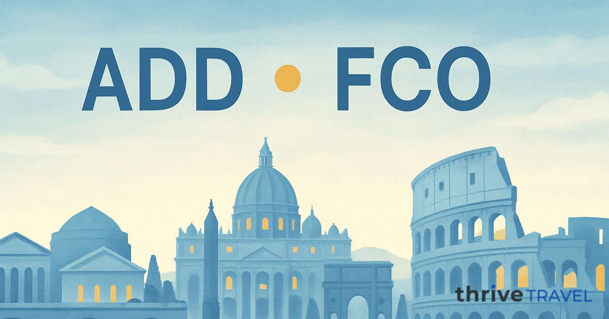 Addis Ababa to Rome