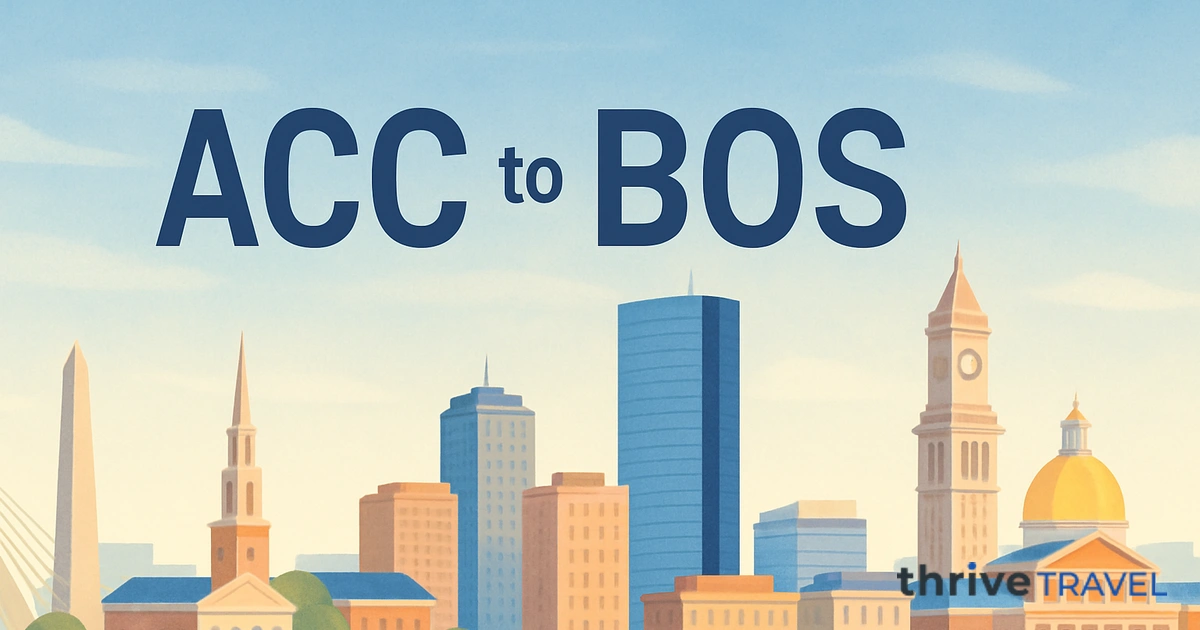 Accra to Boston