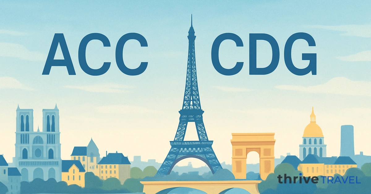 Accra to Paris
