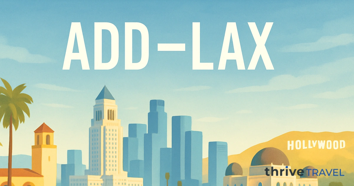 Addis Ababa to Los Angeles
