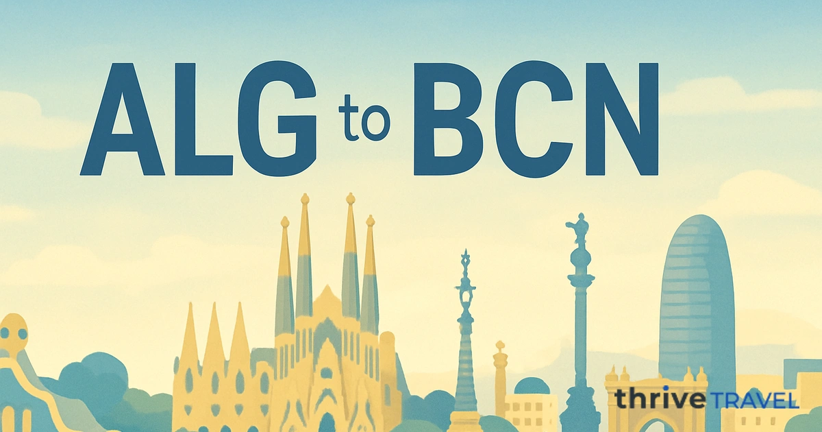 Algiers to Barcelona