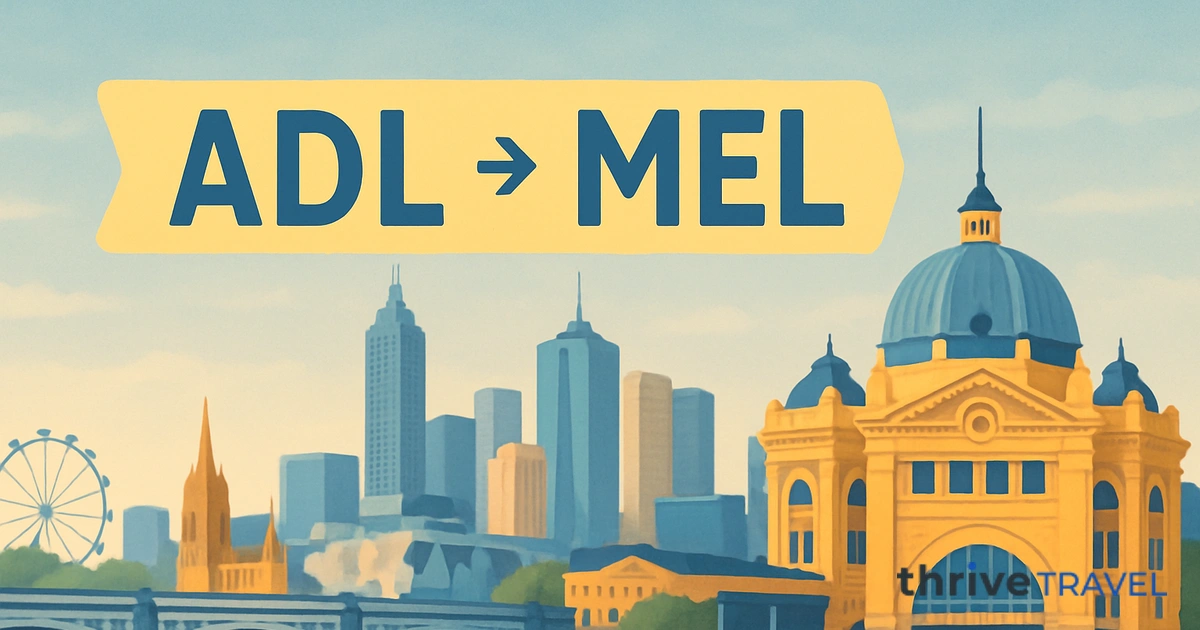 Adelaide to Melbourne
