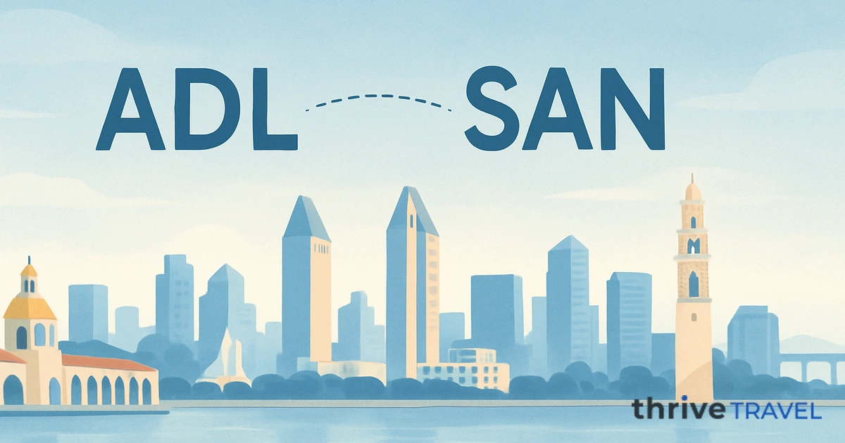 Adelaide to San Diego