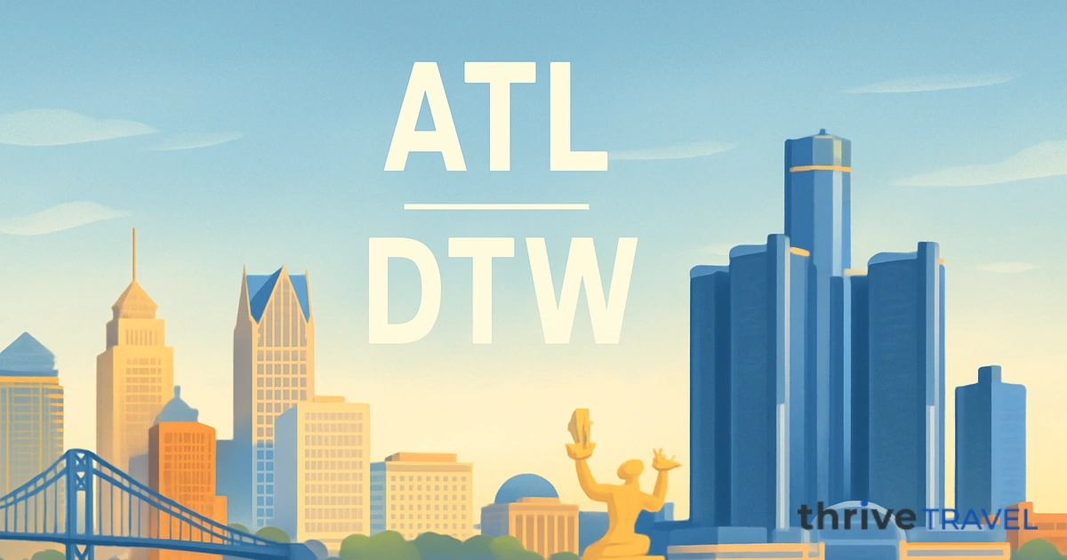 Atlanta to Detroit