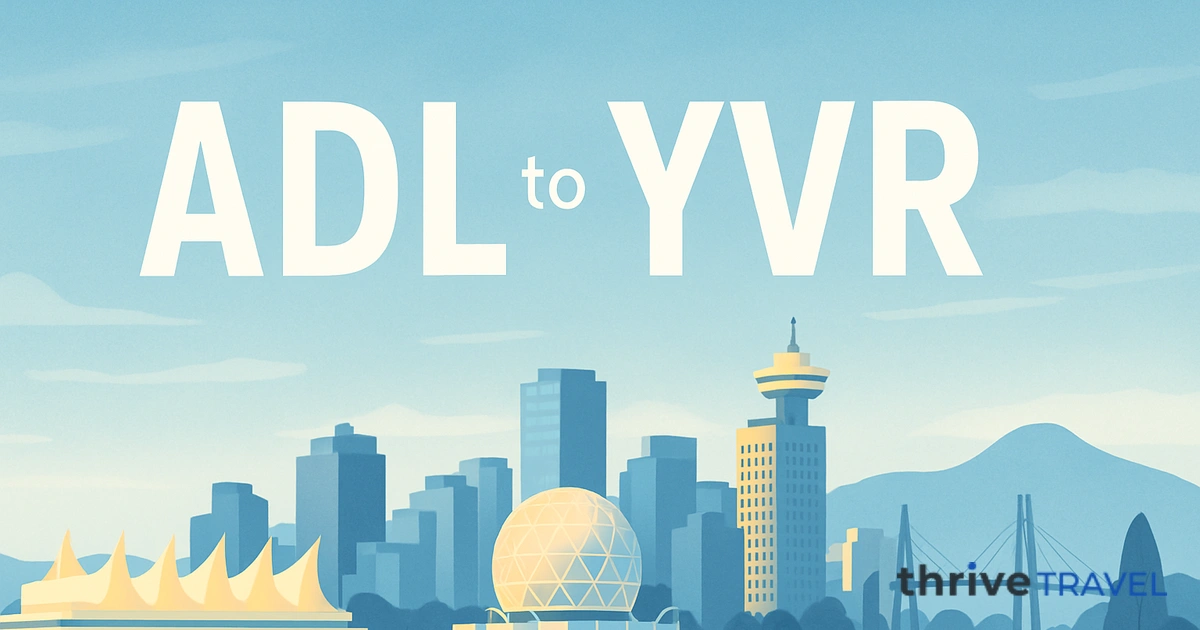 Adelaide to Vancouver