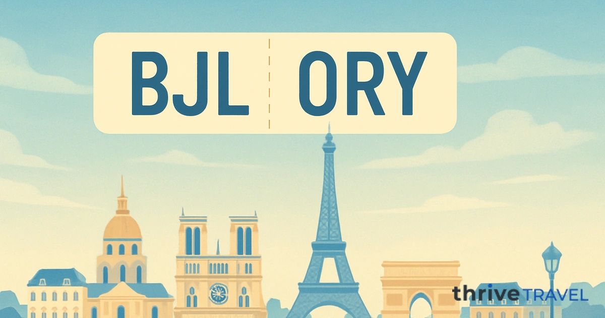 Banjul to Paris