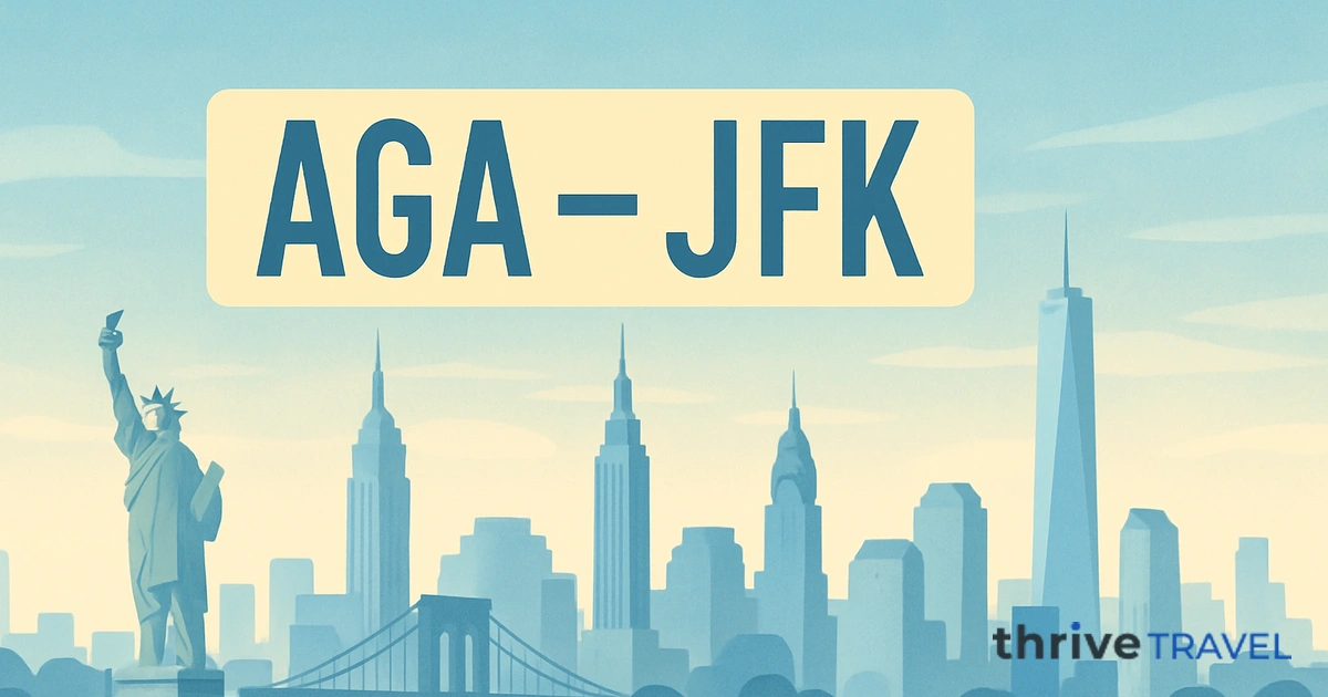 Agadir to New York