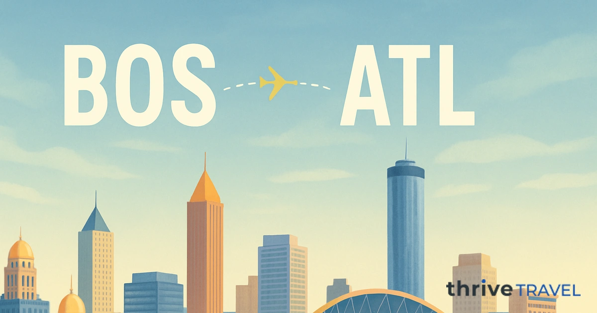 Boston to Atlanta