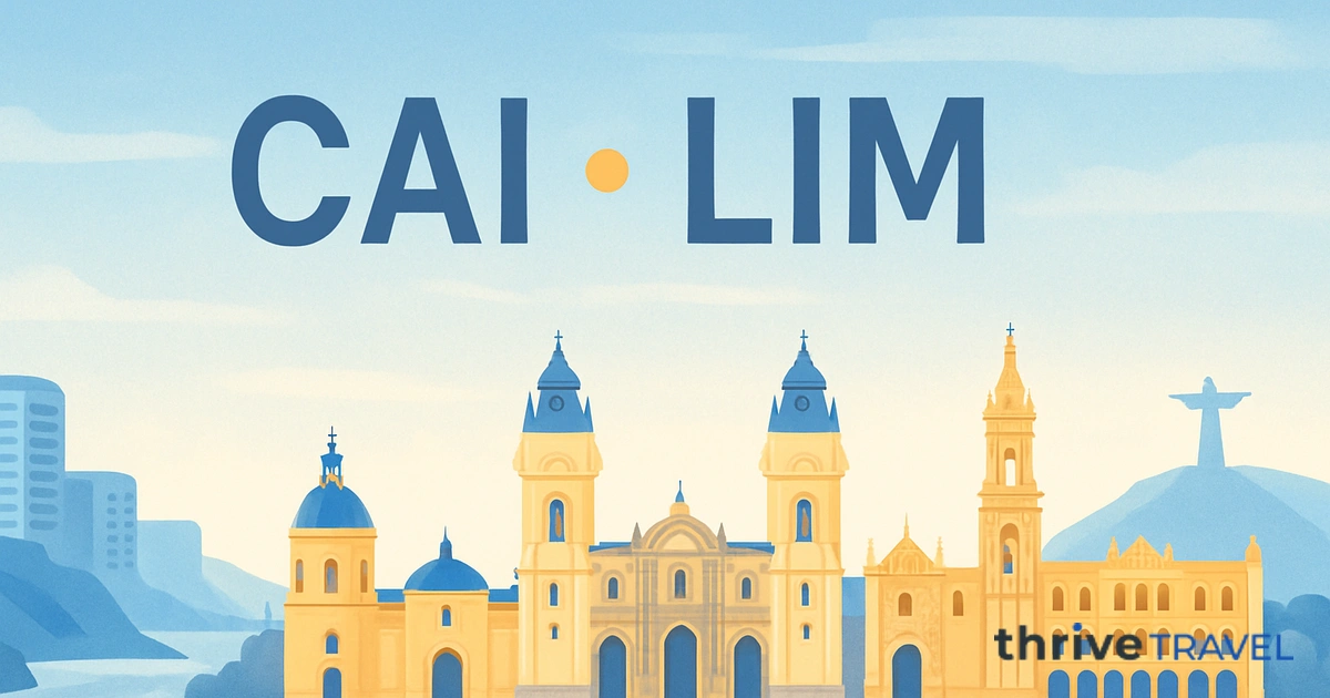 Cairo to Lima