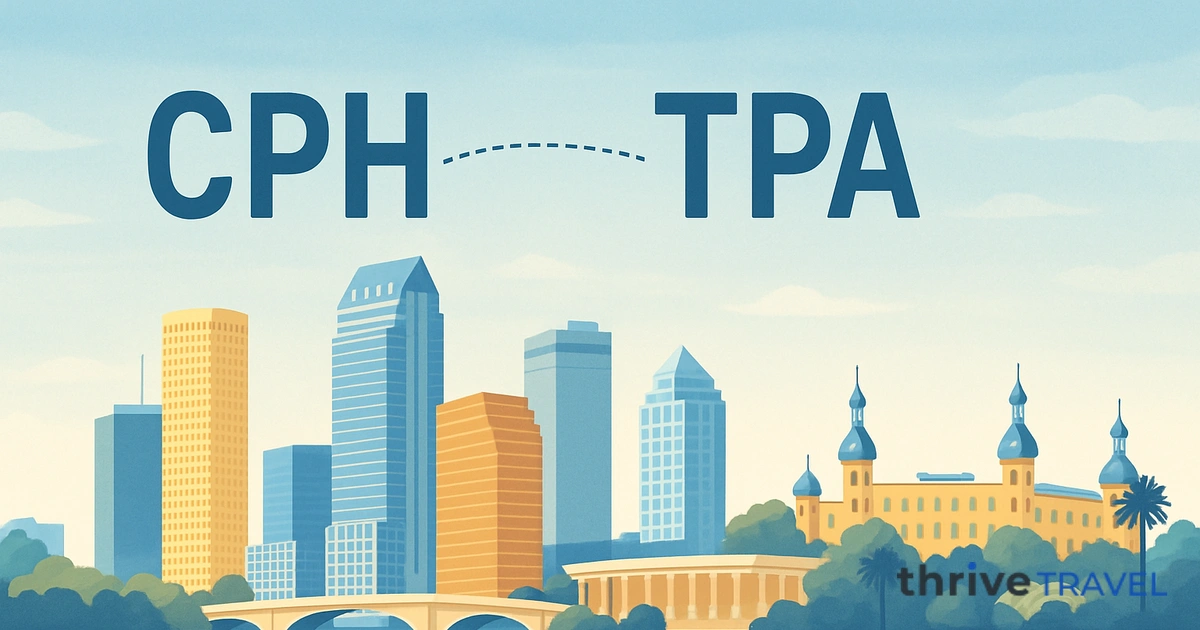Copenhagen to Tampa