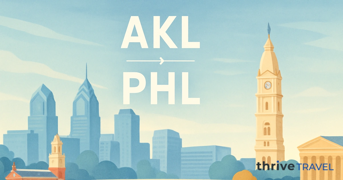 Auckland to Philadelphia