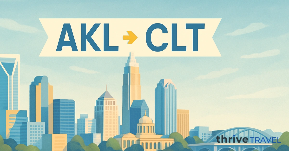 Auckland to Charlotte