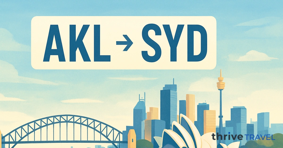 Auckland to Sydney