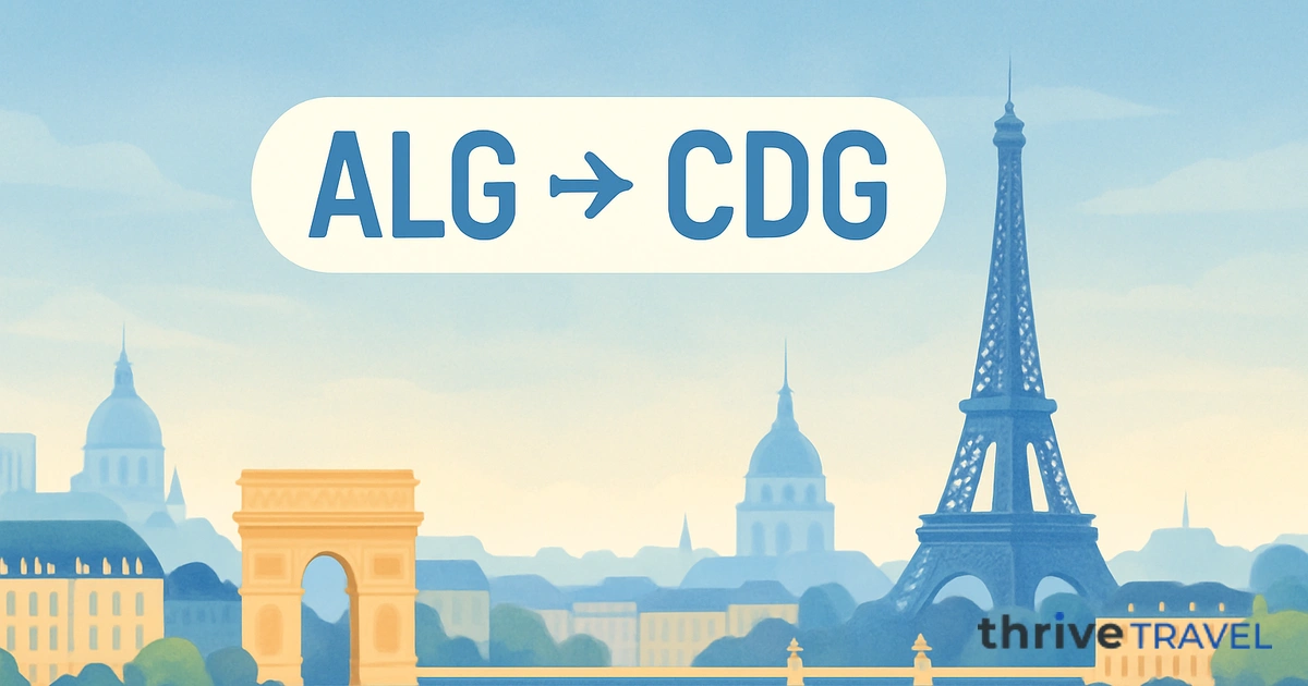 Algiers to Paris