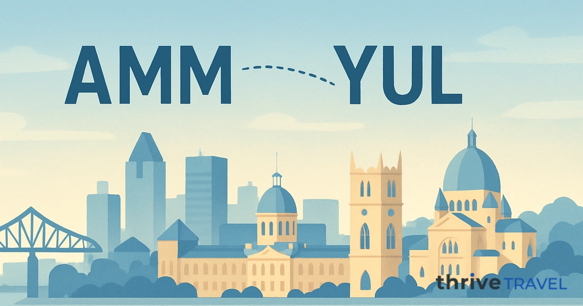 Amman to Montreal