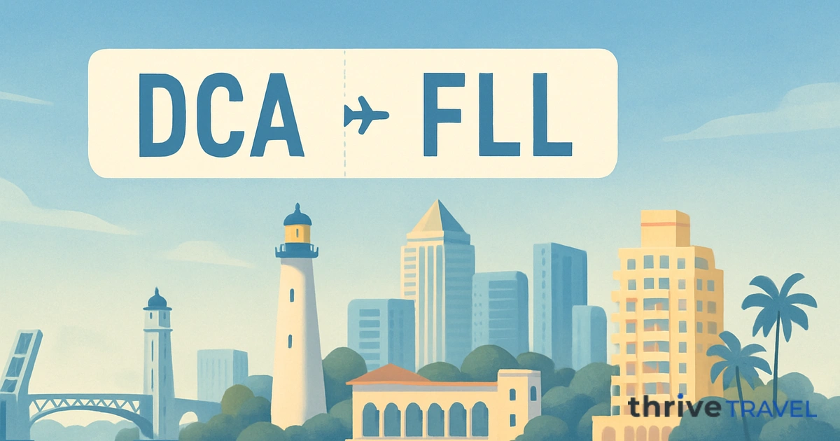 Washington to Fort Lauderdale
