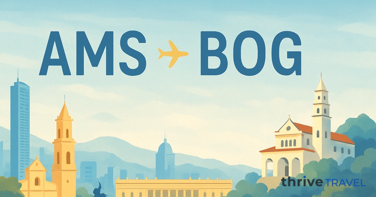 Amsterdam to Bogota
