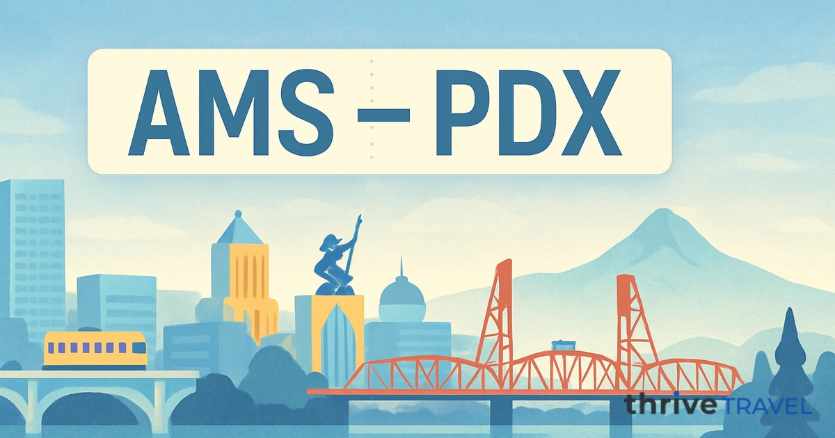 Amsterdam to Portland