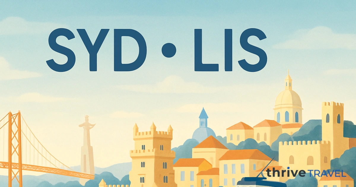 Sydney to Lisbon