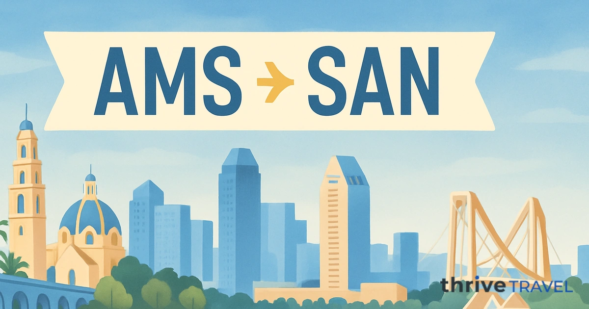 Amsterdam to San Diego