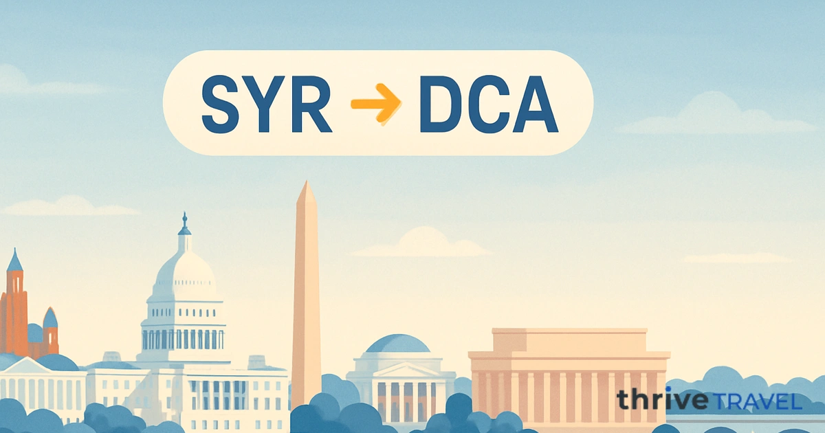 Syracuse to Washington