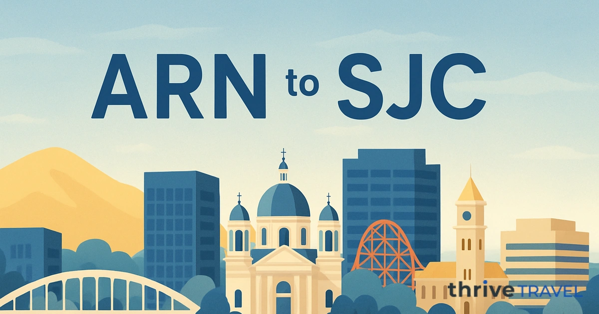 Stockholm to San Jose