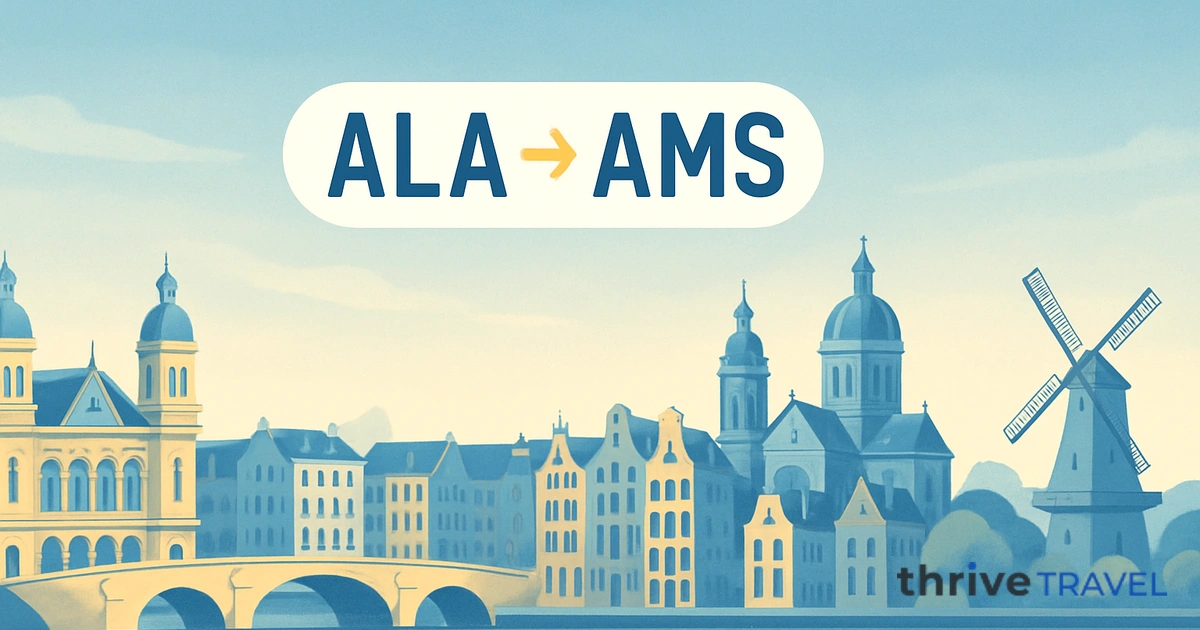 Almaty to Amsterdam