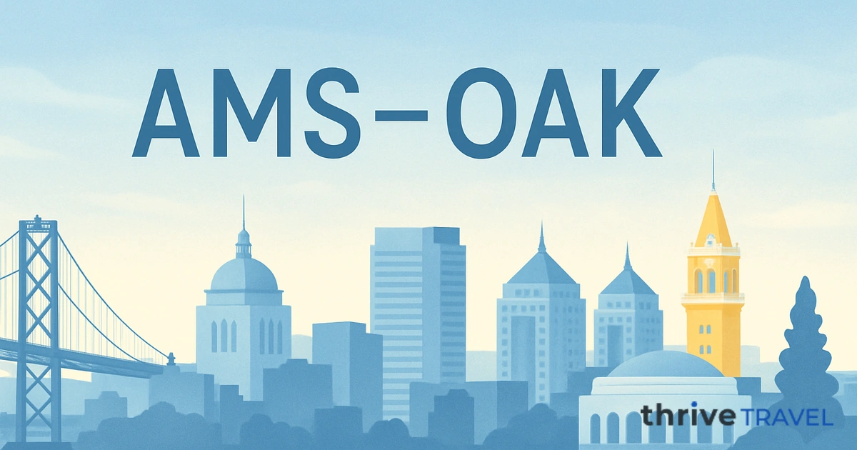 Amsterdam to Oakland
