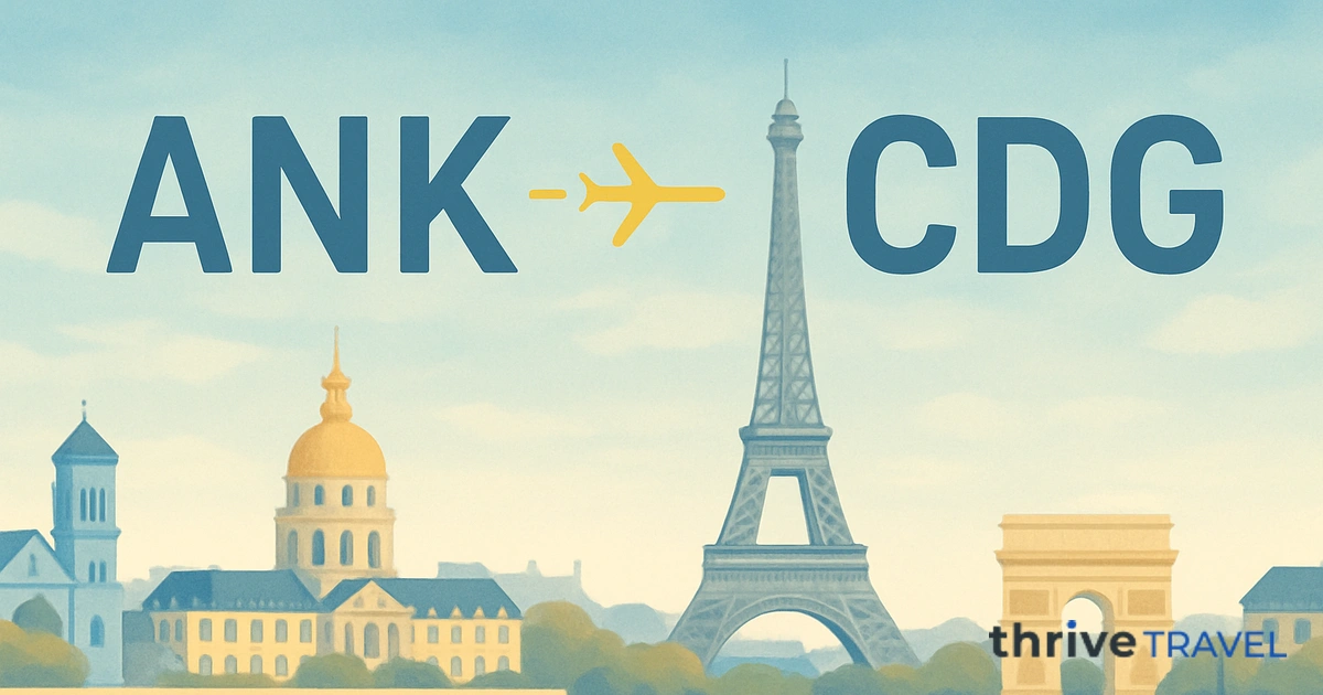 Ankara to Paris