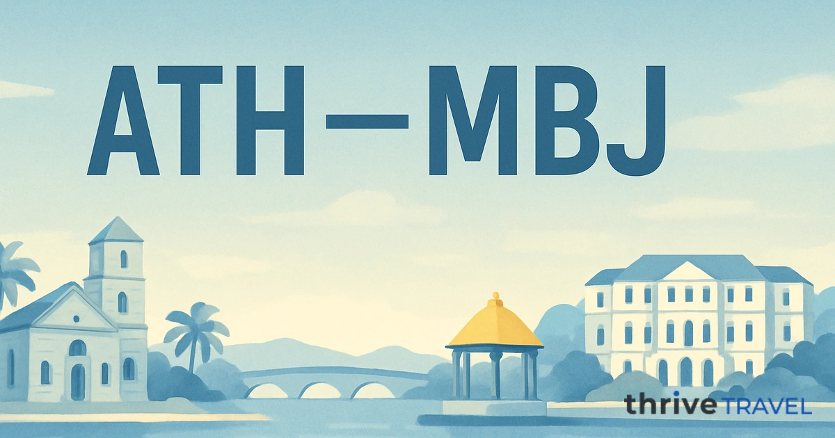 Athens to Montego Bay