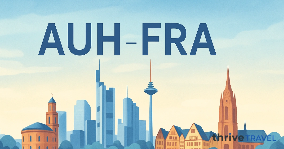 Abu Dhabi to Frankfurt
