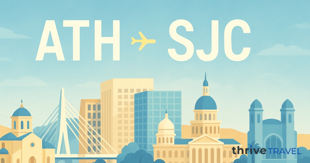 Athens to San Jose