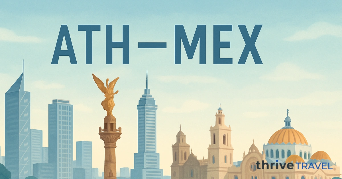 Athens to Mexico City